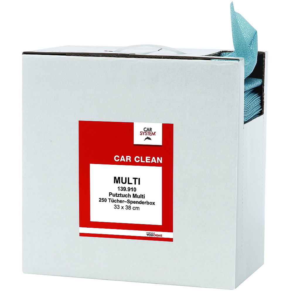 Papierputztuch Car Clean Multi Box  33x38cm Box = 250 Blatt
